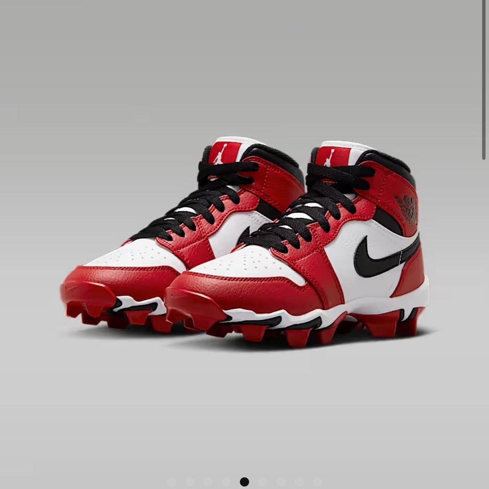 Jordan 1 Mid Cleats – Size 1y